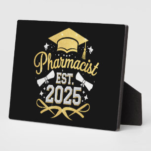 Pharmacist Est 2025 Pharmacy Graduation Plaque