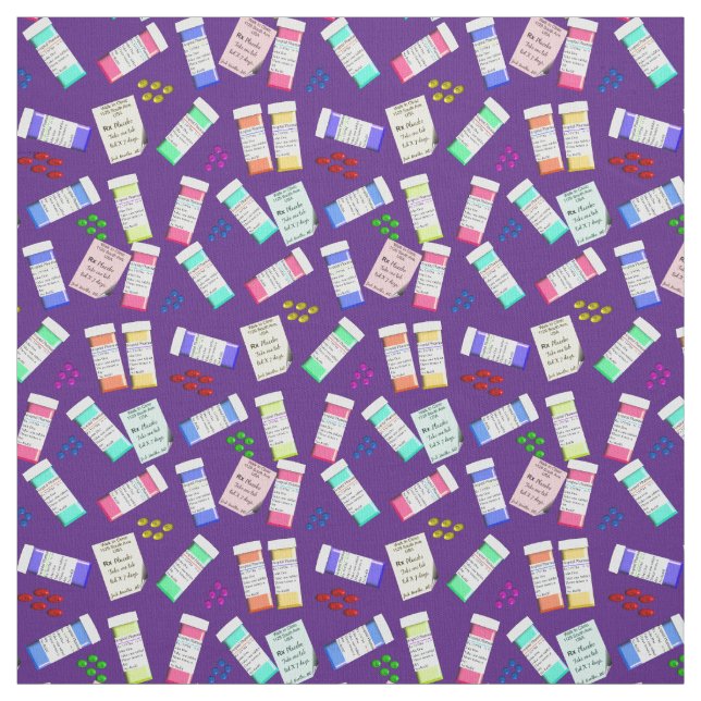 Pharmacist Fabric Purple (Swatch)