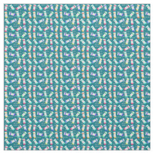 Pharmacist Fabric Teal Blue