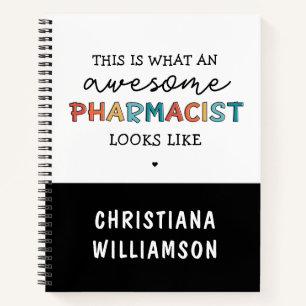 Pharmacist Funny Awesome Pharmacist Gifts Notebook