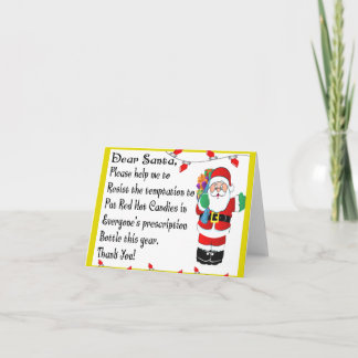 Pharmacist Funny Christmas Themed Gifts Holiday Card