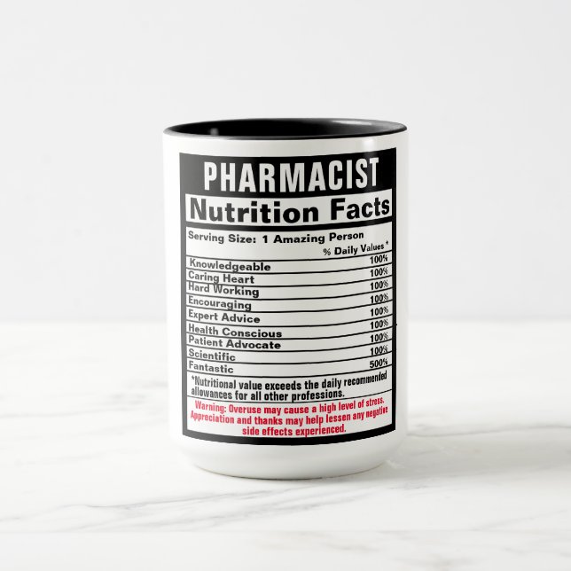 Pharmacist Funny Gift Mug (Center)