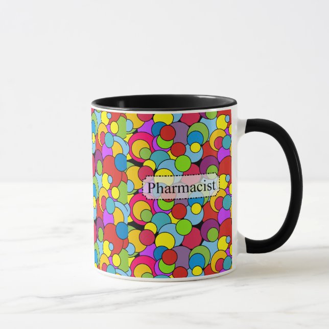 Pharmacist Gifts Whimsical Bubbles Mug (Right)