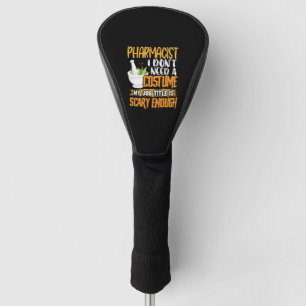 Pharmacist Halloween Costume Pharmacy Technician  Golf Head Cover