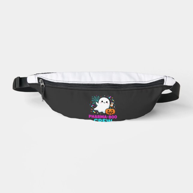 Pharmacist Halloween Pharma-Boo Crew Ghost Design_ Fanny Pack (Front)