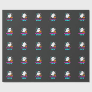 Pharmacist Halloween Pharma-Boo Crew Ghost Design_ Wrapping Paper