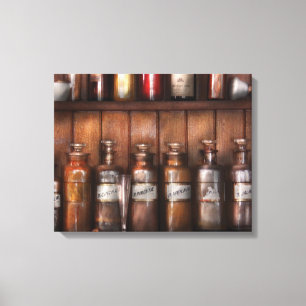 Pharmacist - In a Pharmacists Lab Canvas Print