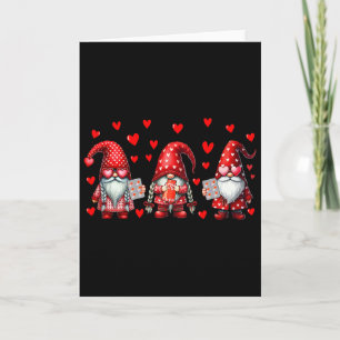 Pharmacist Job Team Three Gnomes Valentine's Day C Card