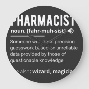 pharmacist large clock