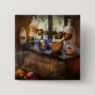 Pharmacist - Medicinal Equipment 2 Inch Square Button