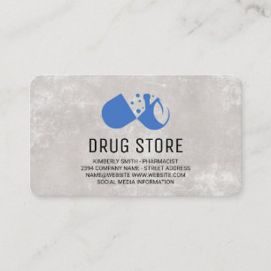 Pharmacist   Medicine Pills   Health Business Card