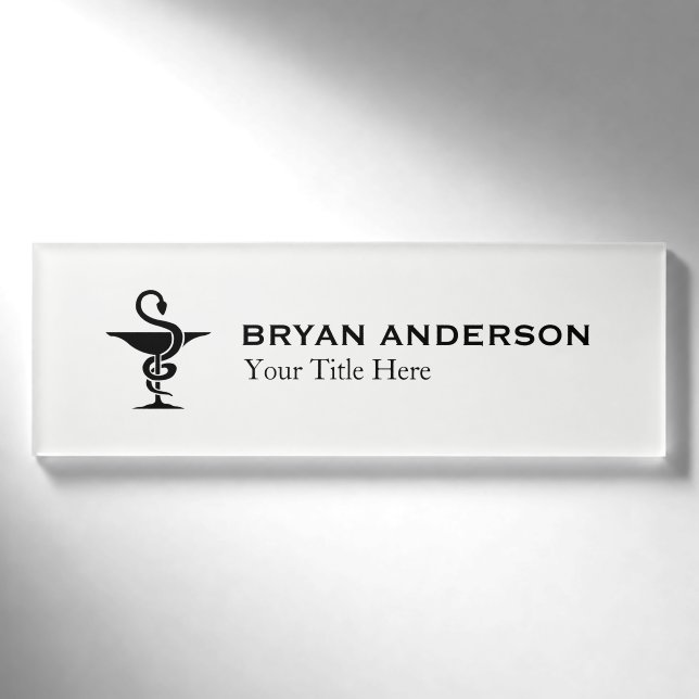Pharmacist Name Tag (Front)