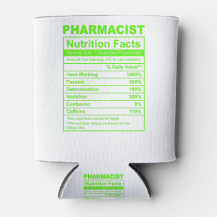 Pharmacist nutrition facts can cooler