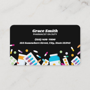 Pharmacist One Sided Business Card