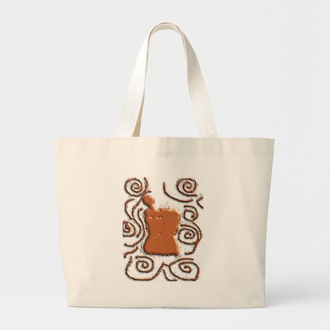 PHARMACIST Pestle & Mortar Design Gifts Large Tote Bag (Front)