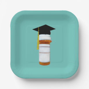 Pharmacist Pharmacy School Graduation Paper Plate