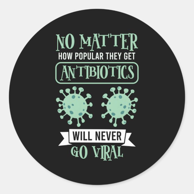 Pharmacist Pharmacy Technician Pharmacy School Classic Round Sticker (Front)