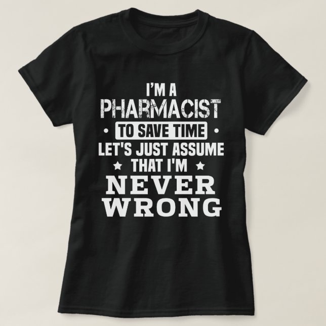 Pharmacist T-Shirt (Design Front)
