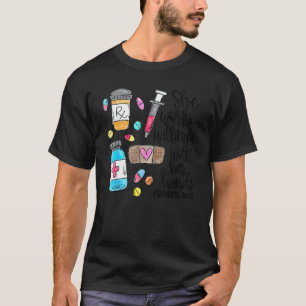 Pharmacist Tech Pharmacy Christmas School Nurse Gr T-Shirt