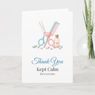 Pharmacist Thank You Kept Calm Card