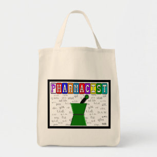 Pharmacist Tote With Rx Abbreviations Bag