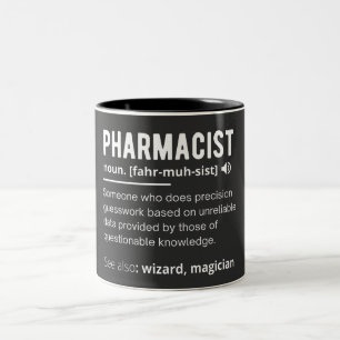pharmacist Two-Tone coffee mug