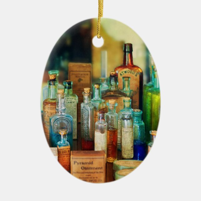 Pharmacist - Whatever ails ya - II Ceramic Ornament (Front)