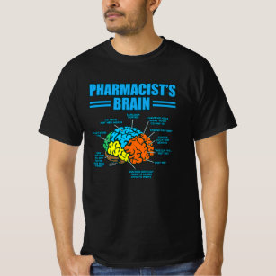 Pharmacist's Brain Pharmacy Technician PharmD T-Shirt
