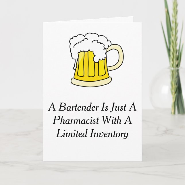 Pharmacists Day Funny Greeting Card (Front)