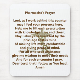 Pharmacist's Prayer Mousepad