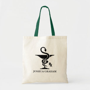Pharmacology Bowl of Hygenia Symbol Tote Bag