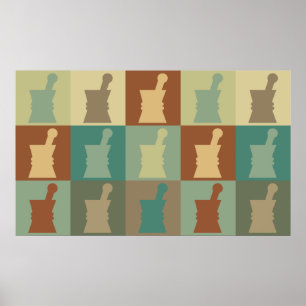 Pharmacology Pop Art Poster