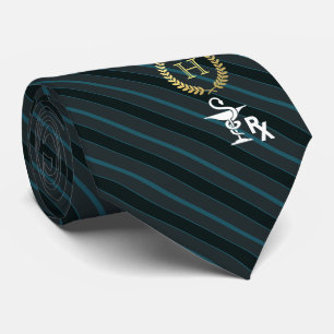 Pharmacology Professional Framed Monogram Slate Tie