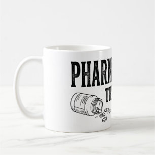 Pharmacology The Struggle Is Real Funny Pharmacy Coffee Mug