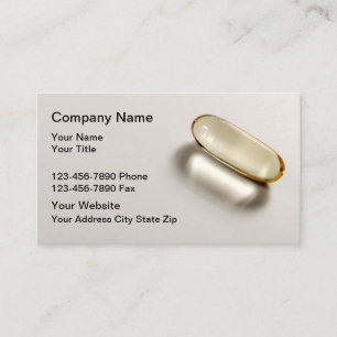 Pharmacy And Pharmaceuticals Business Card