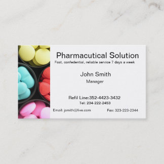 Pharmacy business card
