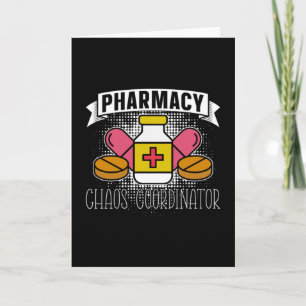 Pharmacy Chaos Coordinator Technician Pharmacist Card