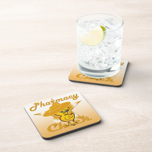Pharmacy Chick #10 Coaster (Right Side)