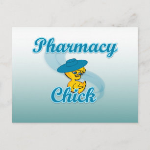 Pharmacy Chick #3 Postcard