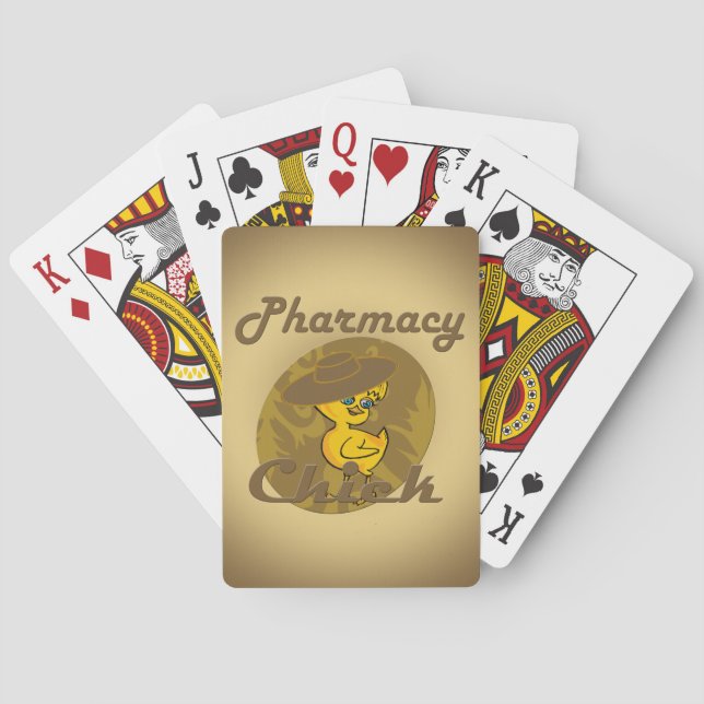 Pharmacy Chick #6 Playing Cards (Back)