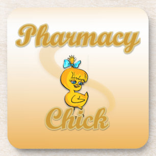 Pharmacy Chick Coaster