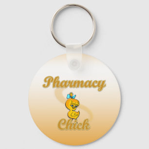 Pharmacy Chick Keychain