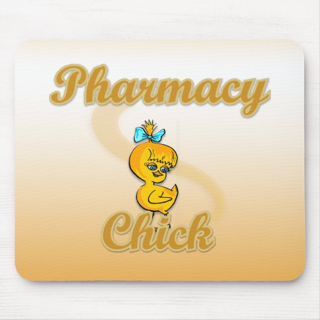 Pharmacy Chick Mouse Pad (Front)