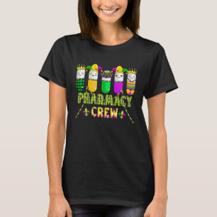 Pharmacy Crew Mardi Gras Carnival Pharmacy Squad T-Shirt