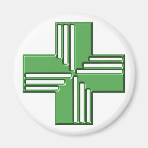 Pharmacy Cross Magnet
