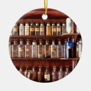 Pharmacy - For Medicinal Use Only Ceramic Ornament