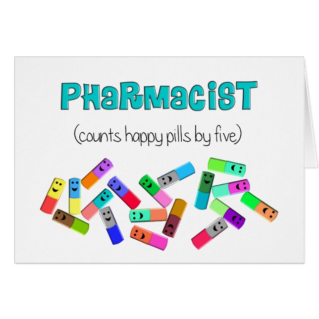 Pharmacy "Happy Pills" Design (Front Horizontal)