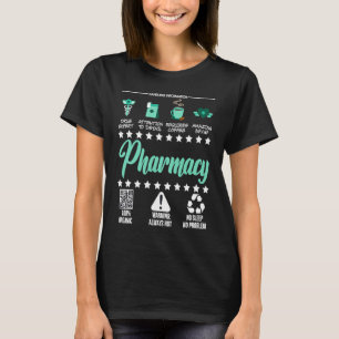 Pharmacy No Sleep No Problem Medicine Pharmacist T-Shirt