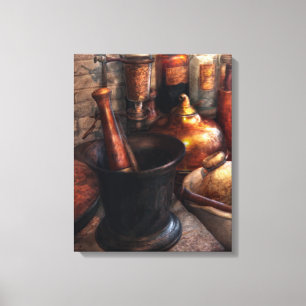 Pharmacy - Pestle - Pharmacology Canvas Print