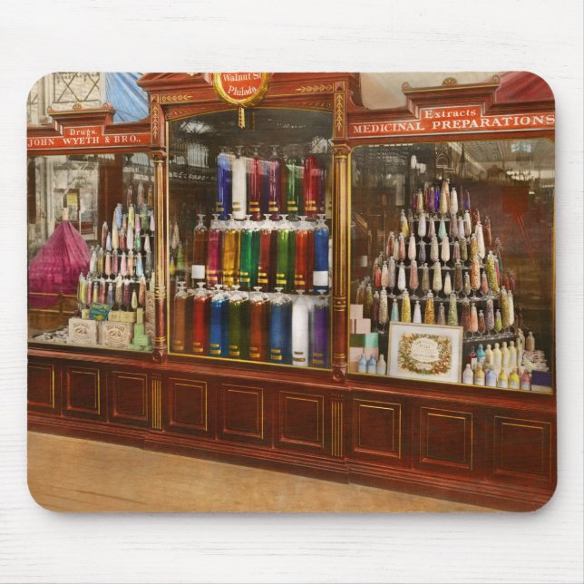 Pharmacy - Pharmaceutical Elegance 1876 Mouse Pad (Front)